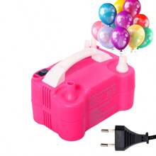 Bomba de globos eléctrica, bomba de globos portátil, inflador de decoración de fiesta de cumpleaños (220V-240V)