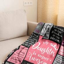 1pc Gifts For Daughter From Mom And Dad, Birthday Gifts For Daughter, Birthday Gift Ideas For Daughter, Daughter Blanket, Throw Blanket