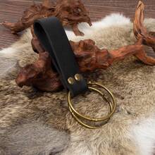 5 PCS Belt Pouch Waist Bag Retro Medieval Viking Leather Belt Magic Potion Bottle Renaissance Halloween Cosplay Costume Sets - A - View 6
