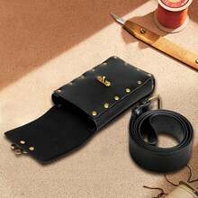 Medieval Renaissance Belt Pouch With Potions - Halloween Viking Costume Hobbit Cosplay Renfaire Accessories For Men Women - A - 查看 5