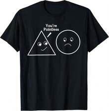 Camiseta divertida "Eres inútil" - Camiseta de profesor de matemáticas, negra, pequeña - Negro - Ver 1