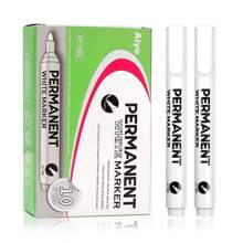 12/5/1 Pack White Fine Tip Waterproof Painting Graffiti Marker Pen Permanent Gel Pen For Fabric Wood Marker Pen Back To School