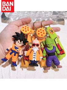 bandai Llavero de anime Bandai con figura de acción de Son Wukong Beijita con flauta corta, de 8 cm de PVC, como colgante de bolso para hombre y mujer, un exquisito regalo para amigos, perfecto para el Día de San Valentín, Halloween, Navidad y Año Nuevo