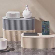 1pc Hidden Wire Storage Box, Electrical Socket Organizer Box, Multi-Function Cable Organizer Box Back To School