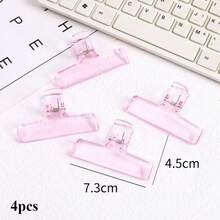 Paper Clips Transparent Binder File Documents Tickets Organizer Bookmarks Index Page Holder Office Binding Supplies - Multicolor - View 14