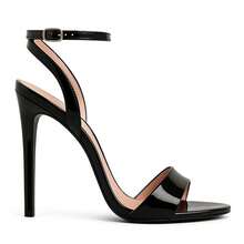 Royalz Patent Laura High Heel Sandal In Black - Black - View 2