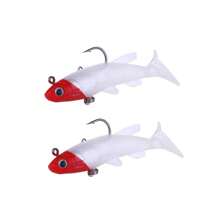 Soft Fishing Lures Shad Minnow Swimbaits, Pre-Rigged Jig Heads Paddle Tail Swim Baits For Bass, Trout, Walleye, Crappie, Sinking Jigs Bait For Saltwater Freshwater, Fishing Gifts For Men