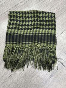 1pc Tactical Desert Military Camouflage Headscarves For Men And Women, Tactical Mesh Camouflage Scarves, Motorcycle Masks, Cycling Arab Scarves, Summer Headscarves, Used For War Games, Sports And Other Outdoor Activities.Halloween