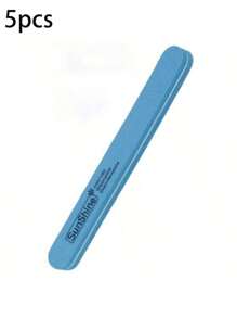 5/10pcs Rectangular Nail File Set, 0.47in Thick Nail Files, Gel Nail Sponge Washable Double Sided 100/180 Grit Nail Buffer
