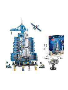 Über 1000 Stücke blaue Superbauklötze zum Zusammenbauen, 1:14 Maßstab Rennmodell, aus ABS Material gefertigt, kreatives Montagemodell, Geburtstagsgeschenk, Weihnachtsgeschenk, Halloween Geschenk, Batterien nicht enthalten, geeignet ab 14 Jahren. - Verschiedenfarbig - Übersicht 12