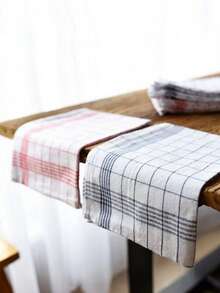 2/4/6/8 buc lavete de vase, prosoape de bucătărie în 2 culori, prosoape de bucătărie cu model grilă, prosoape de bucătărie 100% bumbac cu dungi și carouri, carouri albastre, carouri roșii, bucătărie și sufragerie, articole de bucătărie