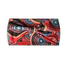 Bandeau noué imprimé tropical , convient aux femmes pour le yoga, la course, l'absorption de la transpiration, les accessoires capillaires pour les sports de plein air, bandeau de sport confortable et antidérapant, décoration de nœud, foulard de style bohème élégant