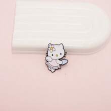 Sanrio 1pc Sanrio Hello Kitty Metal Brooch Pin Cartoon Kitty Cat Brooch For Backpack Clothing Accessories Cute Birthday Party Kawaii Jewelry Decoration
