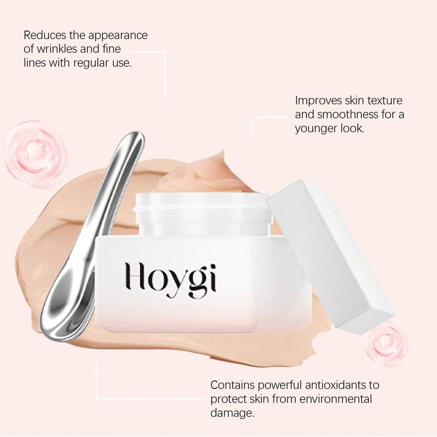 Anti-Aging Cream, Wrinkle Fix, Power Lift Plumping Cream, Intensely Smooths Wrinkles And Fine Lines, For All Skin Types - 粉色 - 查看 1
