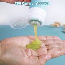 Toiletries Bottles Certified 3 Oz Leak-Proof Silicone Containers Shampoo, Conditioner, Easy To Squeeze And Portable, Travel Essentials (Pack Of 4) Black