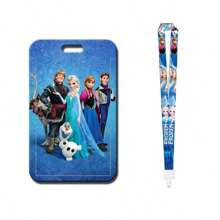 1pc Anime Frozen Princess Series Card Holder For Bus Pass Student ID Campus Card Access Card Badge Lanyard Back To School Student Supplies For Women Wallet Mini Wallet Purse Wallet School Supplies Card Wallet