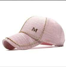 GORRA CON BRILLANTES AJUSTABLE - Rosa - Ver 2
