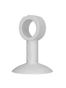 1 pieza Almohadilla de silicona suave y amortiguadora para manijas de puertas, tope de puerta silencioso con almohadilla de pared, tope de puerta de silicona adhesiva