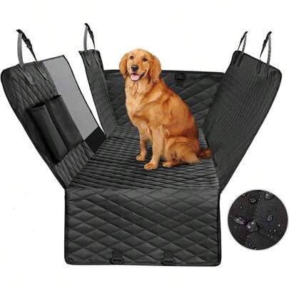 Dog Car Seat Cover For Back Seat, 100% Waterproof Dog Car Seat Cover, With Mesh Window, Scratch Resistant And Slip-Proof Dog Hammock, Dog Car Seat Cover Dog Car Seat Car Seat Covers Dog Car Seat Cover Pet Car Seat