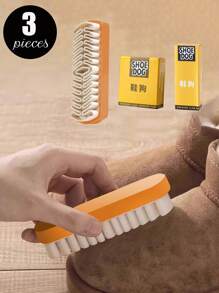 12 Pieces/10 Pieces/4 Pieces/3 Pieces/2 Pieces Of Synthetic Suede Leather Upper, Countertop Fabric, Synthetic Suede Rubber Shoe Eraser Combination Set, Shoe Eraser Brush Combination Set, Various Sizes And Quantities, Imitation Suede Leather Upper Cleaner