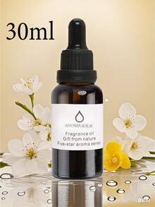 30ml Essential Oils Set, Refill Oils For Aroma Diffuser & Humidifier, Scents: White Tea, Midnight In Paris, Sheraton, Jasmine, Cherry Blossom, Lavender, Vanilla