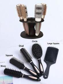1pc Space Saving Hair Organizer - Black - Holds Ceramic Curling Irons, Combs And Flat Brushes - Desktop Storage Rack For Hair Salon Accessories And Home Comb Storage, Jewelry Box Travel, Hair Rack, Claw Clip Organizer, Hair Holder, Clips Storage, Hair Care Storage, Hair Accessories Storage>Storage Box, Iphone Cases, Camera Protector, Sunglasses Storage Organizer, Eyeglass Stand, Storage Organization Glasses Case, Sunnies Rack, Glasses Display Stand, Sunglasses Case Box