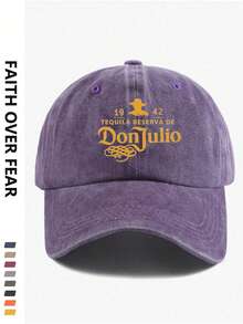 1 pieza Gorra de béisbol con protección solar exterior, con estampado de letras de moda, versátil para uso diario - multicolor - Ver 6