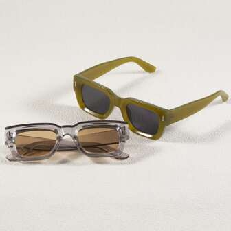 Lunettes décoratives à monture complète de style vintage, de haute qualité en PC, lunettes de mode pour hommes, accessoire de mode quotidien