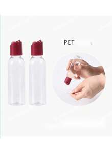 Set de 10 piezas de botellas de viaje para artículos de tocador, set de contenedores de viaje, portátil a prueba de fugas, contenedores cosméticos rellenables vacíos para champú, acondicionador, artículos esenciales de viaje y vuelta al colegio