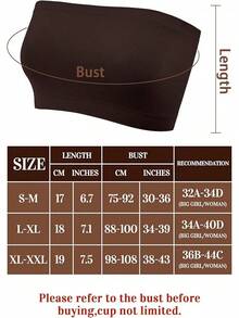 Women's Strapless Bralette Seamless Bandeau Stretchy Non-Padded Bandeau Tube Top Bra In Multi Color, 3 Pieces - 棕色 - 查看 3