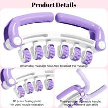 Handheld Fitness Ring Leg Clamping Roller Massager Thin Leg Artifact Calf Meridian Dredging Tendon Rolling Rod