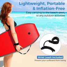 84 CM Lightweight Body Board Paddle Board Boogie Board With HDPE And EPS Core - Multicolor - View 2