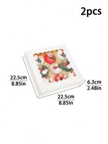 5pcs/10pcs Auto Pop-Up Cake Boxes With Window, Birthday Party, Gift Boxes, Wedding Party Packaging Boxes, Window Cake Packaging Boxes, Suitable For Muffins, Donuts, Mini Cakes And Cookies, Valentine's Day