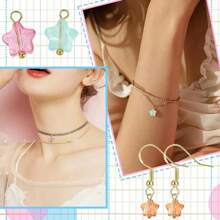20 Stücke/50 Stücke Kristallglas Schmetterling Anhänger, mehrfarbige Schmetterling Perlen Charms für DIY Ohrringe, Halsketten, Armbänder und Schmuckherstellung