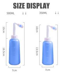1 Peça Limpeza Portátil, Limpador Manual de 350ml/500ml para Higiene Feminina