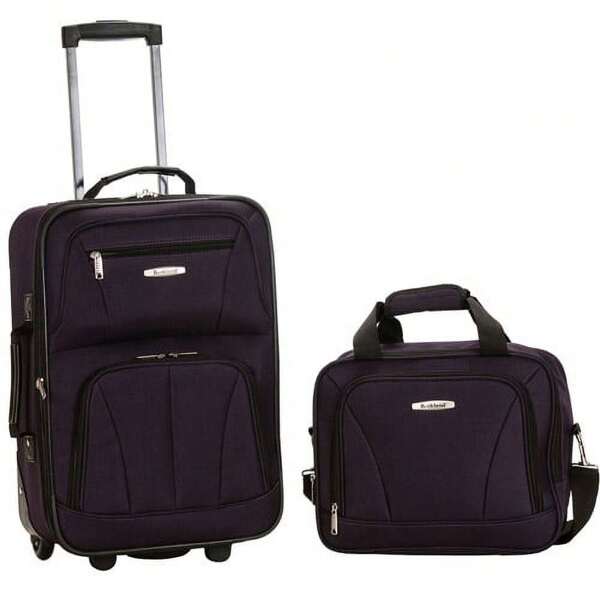 Rockland Rio 2-Piece Carry-On Luggage Set