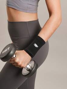 JINGBA SUPPORT 1 Piece Elastic Sweat-Absorbing Wrist Support Sleeve – Breathable Compression For Sports & Daily Life For Men Women Gym Gym Wristbands Accessories - màu đen - Xem 3