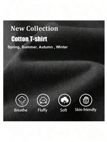 Men's Popular Cotton DIY T-Shirt Robot Hand Holding A Mechanical Skull. - Black - View 5