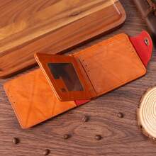 Men's Fashion Classic Wallet Vintage 100 US Dollar Pattern Wallet Multi Card Slot Zipper Coin Compartmen PU Leather Classic Short Wallet For Men Money Wallet Mini Wallet Purse Wallet Men Wallet Leather Small Wallet