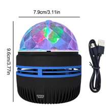 Luz de noche estrellada LED con proyección de luna y estrellas rotatoria automática, lámpara mágica con atmósfera de escenario, funciona con USB