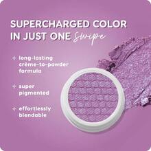 ColourPop Er Shock Shadow HighPigment CremePowder Eye Makeup Single Glitter Eyeshadow With Minimal Fallout And Unique Bouncy Texture Metallic Purple Eyeshadow Ripple 0.07 Oz[Spot Goods]