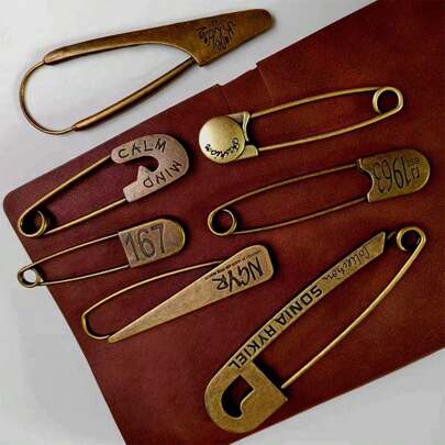 Large Pins Retro Pins Vintage Chic Brooch Pins Decorative For Clothes Scarf Shirt Blanket Shawl Cardigan Crafts Cloak For Women