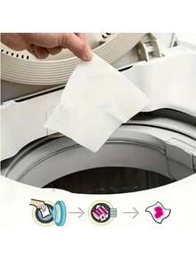 100/150pcs Color Catcher Sheets, Anti-Bleeding Laundry Detergent Sheets, Washing Machine Color Protection, Chemical-Free - Multicolor - View 3