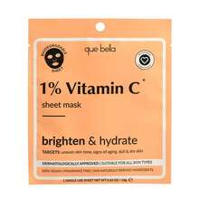 Que Bella 1% Vitamin C Sheet Mask - 0.63 Fl Oz - 1 - View 6