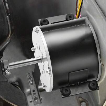 3315332.005 RV AC Fan Motor Replacement Genteq F48AF70A61, Dometic Brisk Air Ⅱ Fan Motor, Compatible With Dometic Brisk Air Ⅱ B57915 B59516 B59146 B59186 - 1/4HP AC115V 3A 1650RPM (3 Speeds)