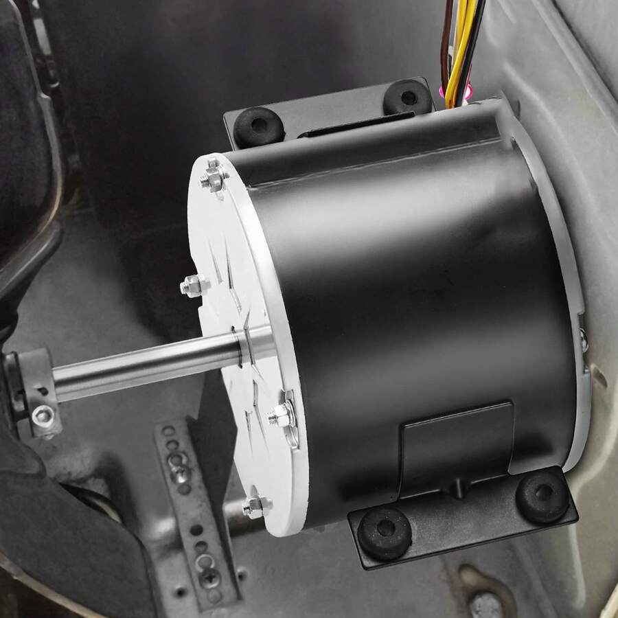3315332.005 RV AC Fan Motor Replacement Genteq F48AF70A61, Dometic Brisk Air Ⅱ Fan Motor, Compatible With Dometic Brisk Air Ⅱ B57915 B59516 B59146 B59186 - 1/4HP AC115V 3A 1650RPM (3 Speeds) - US A Type Plug(110-127V) - View 1