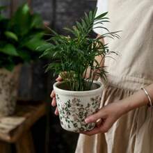 Duży rozmiar Vintage Nordic Style Hydroponic Planter Pot, Kreatywny rustykalny wystrój dla storczyków, Pothos, sukulentów