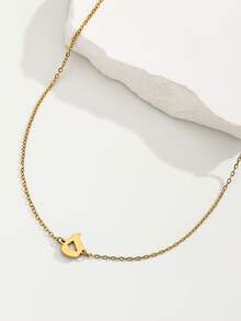 suteyi 14K 镀金阿拉伯字母项链，侧边字母项链，阿拉伯珠宝，生日礼物，送给他的礼物 - 彩色 - 查看 30