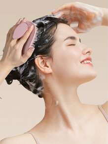 Leaf Tooth Hard Tooth Hair Washing Brush - Women's Scalp Cleaning, Dandruff Massage Hair Salon Shampoo Brush