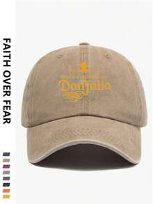1 pieza Gorra de béisbol con protección solar exterior, con estampado de letras de moda, versátil para uso diario - multicolor - Ver 10